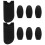 1Set Black Silicone Saxophone Thumb Rest and Side Key Pad for Sax Use 1