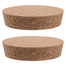 2Pcs Wooden Stoppers Beige Reusable Plugs for Kegs