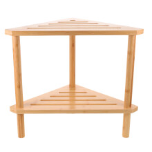 De Salle De Bain En Bambou Bois, Rangement D'angle