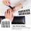 72Pcs Fancy Black False Nails Durable ABS Material Long Fake Nails 4