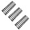 72Pcs Fancy Black False Nails Durable ABS Material Long Fake Nails 5