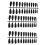 72Pcs Fancy Black False Nails Durable ABS Material Long Fake Nails 6