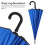 Black Plastic Umbrella Handle Replacement with Anti-Slip Grip 5