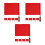 15Pièces Drapeaux Arbitre Professionnels Acier Tissu 1