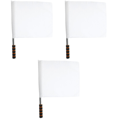 3Pièces Drapeaux Referee Blancs Manche Confortable 1