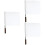 3Pièces Drapeaux Referee Blancs Manche Confortable 5