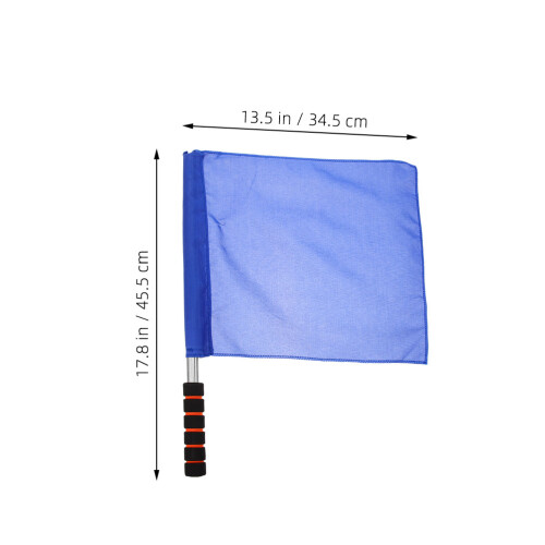 Raindrops  2 Pcs Traffic Control Flag Volleyball Linesman Flags Banner 1