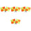 8Pcs Durable Referee Flags Handheld Signal Flags for Soccer and Rugby 2