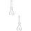 2Pcs Glass Density Bottles with Stoppers Glassware 6