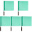 5Pièces Drapeaux Traffic Vert Manche Mousse Usage Répétable 1