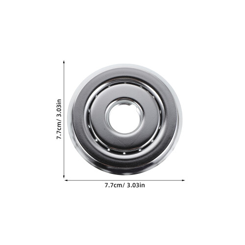 5Pcs Fire Sprinkler Ceiling Escutcheons with 360 Adjustment in Silver 1