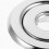5Pcs Fire Sprinkler Ceiling Escutcheons with 360 Adjustment in Silver 5