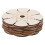 10Pcs Notched Wooden Bracelet Disk for DIY String and Beaded Braiding 1