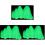 3Pcs Compact Fluorescent Rockery Fish Tank Decor Household Accessory 1