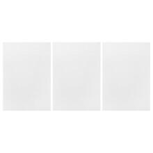 3Pcs Plastic Light Diffusion Panels White Acrylic for Office Lighting