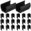 40Pièces Caches Pieds U Pour Chaises Table Noir Protège Sol 1