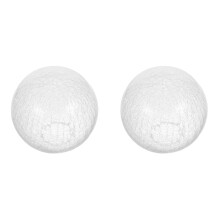 2Pcs Modern Transparent Glass Lamp Shades Decorative Light Covers