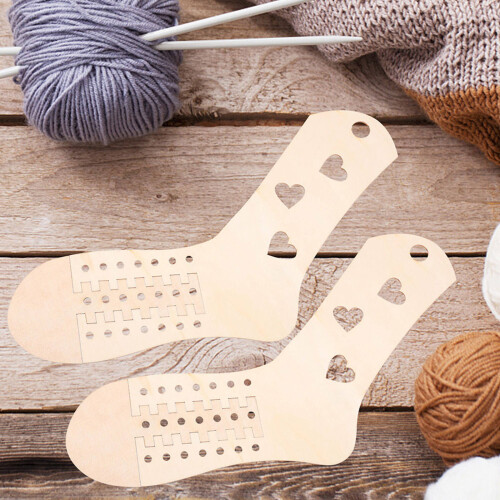 3Pcs Telescopic Wood Sock Blockers Adjustable Sock Drying Accessories 2