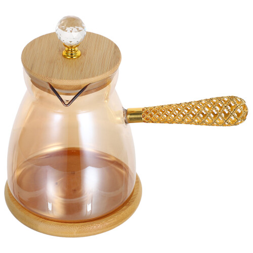 Versatile Glass Coffee Pot for Home Use with Heat-Resistant Handle