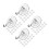 80Pcs Clear Suction Cup Holders Hooks for Glass Shower Kitchen 1