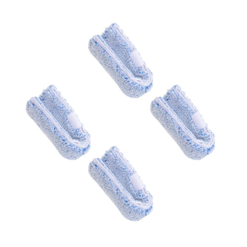 4Pcs Multipurpose Blue Microfiber Window Cleaning Refill Pads