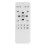 Plastic Fan and Light Remote Controller Wireless Long Range White 1