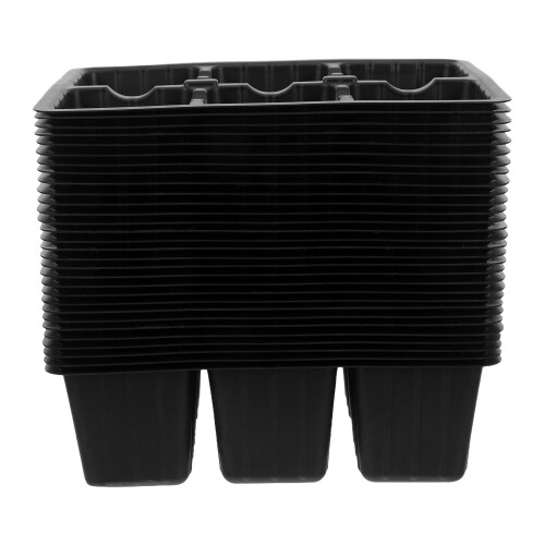 30Pièces Plateaux Plastic Semis Débutants Drainage Trous