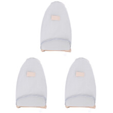 3Pcs Heat Resistant Ironing Gloves Grey for Garment Steaming