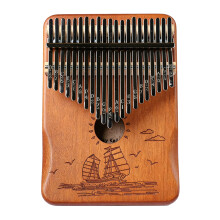 Practical 21 Key Kalimbas Thumb Piano Premium Wood Texture-2