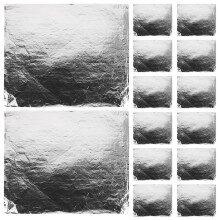 100Pcs Honeycomb Texture Aluminum Foil Food Wrapping Paper for Burgers