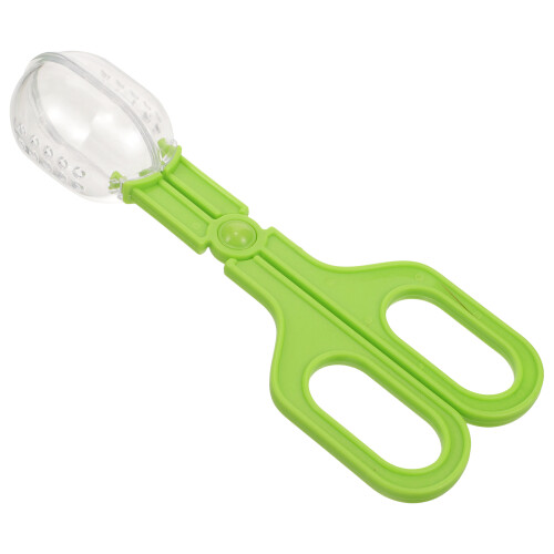 Light Green Plastic Aquarium Grabber Tool Reptile Feeding Clamp