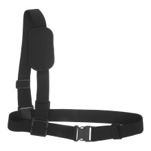 Adjustable Body Camera Harness with Soft Shoulder Strap in Black