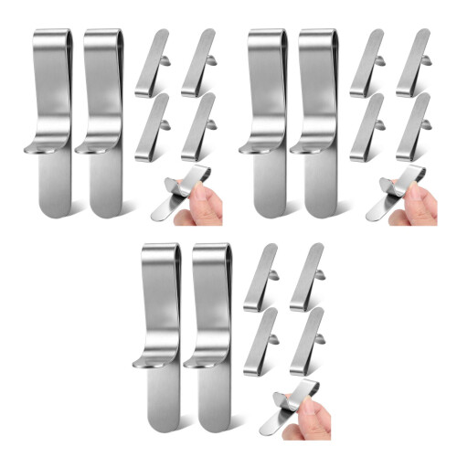 18Pcs Stainless Steel Cake Ring Clips for Baking Mold Fixing