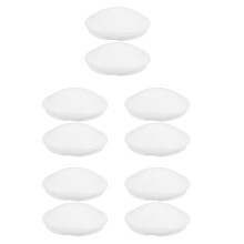 10Pcs White Pc Flush Mount Light Shades for Bathroom and Bedroom