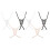 6Pcs Multi-Color Bra Strap Replacement for Prom and Backless Dresses 1