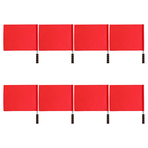 Raindrops 8pcs Rectangular Referee Flags For Various Sports And Events