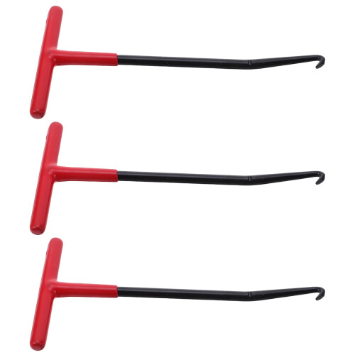 3Pcs T-Shaped Exhaust Spring Removal Tool Motorcycle Hook Durable