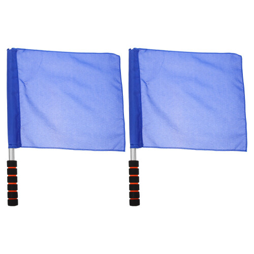 Raindrops  2 Pcs Traffic Control Flag Volleyball Linesman Flags Banner
