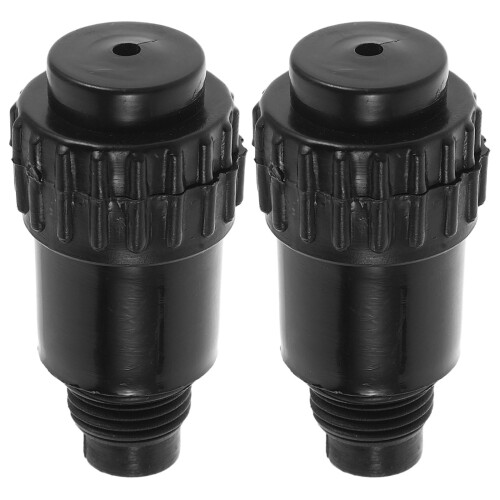 2Pcs Black Plastic Air Piston Valve for Home Compressor Parts