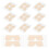 30Pairs Silicone Ear Correctors Khaki Ear Support Strips for Daily Use 1