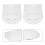 2Pcs Space-Saving Clear Acrylic Wall Mount Sports Ball Storage Holder 10