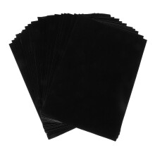 30Pcs Black Velvet Felt Liner Self Adhesive for Jewelry Box and Drawer