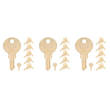 36Pcs Golden Metal Toilet Paper Dispenser Keys Universal Replacement