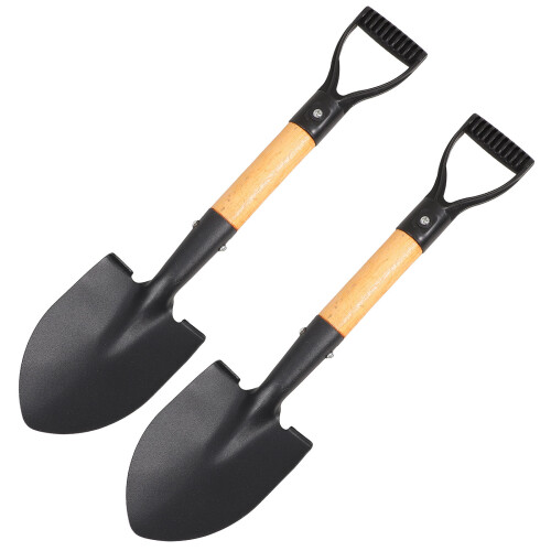 2Pièces Pelle Mini Jardin Acier Pour Semis