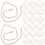 100Pièces Mèches Remplacement Coton Blanche Pour Huile Camping 1