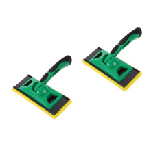 2Pcs Plastic Green Paint Brushes Large Area Floor Wall Painting Tool