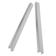 2Stk Schrankkanten Aus Silber Für Küchen Und Möbel