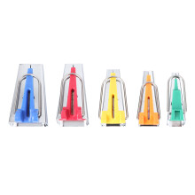 5Pcs Bias Tape Maker Set Assorted Colors Sewing Fabric Binding Tools