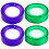 4Pcs Plastic Finger Moistener Sponge for Office Cashier Use 1