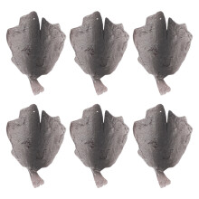 6Pcs Multi Color PVC Salted Fish Models Realistic Fake Fish Decor